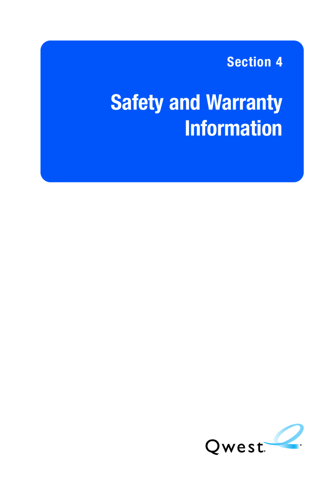 Sanyo M1 manual Safety and Warranty Information 