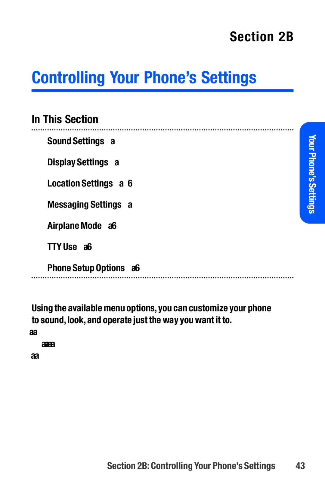 Sanyo M1 manual Controlling Your Phone’s Settings,  TTY Use,  Phone Setup Options 