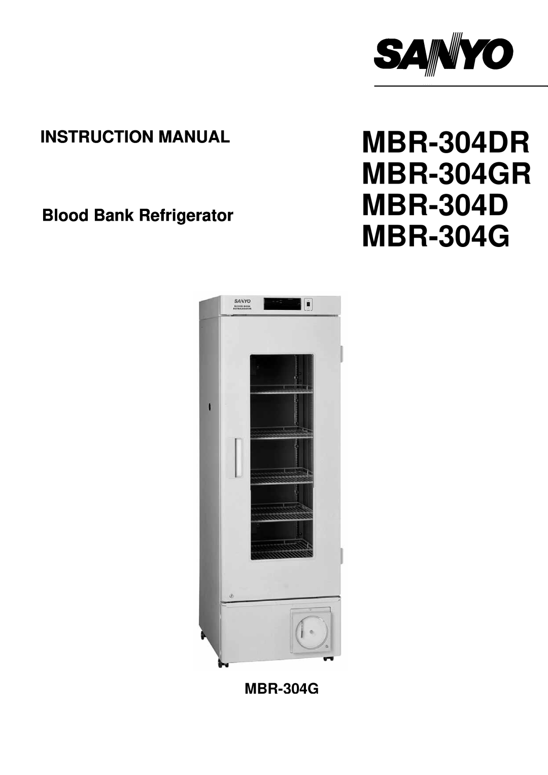 Sanyo instruction manual MBR-304DR MBR-304GR MBR-304D MBR-304G 