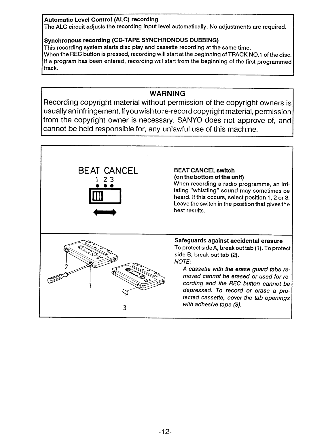 Sanyo MCD-Z22L manual 