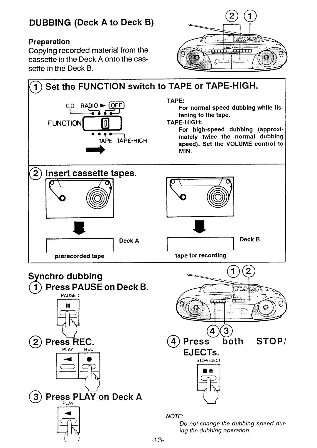 Sanyo MCD-Z22L manual 