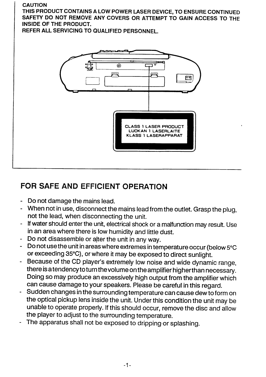 Sanyo MCD-Z22L manual 