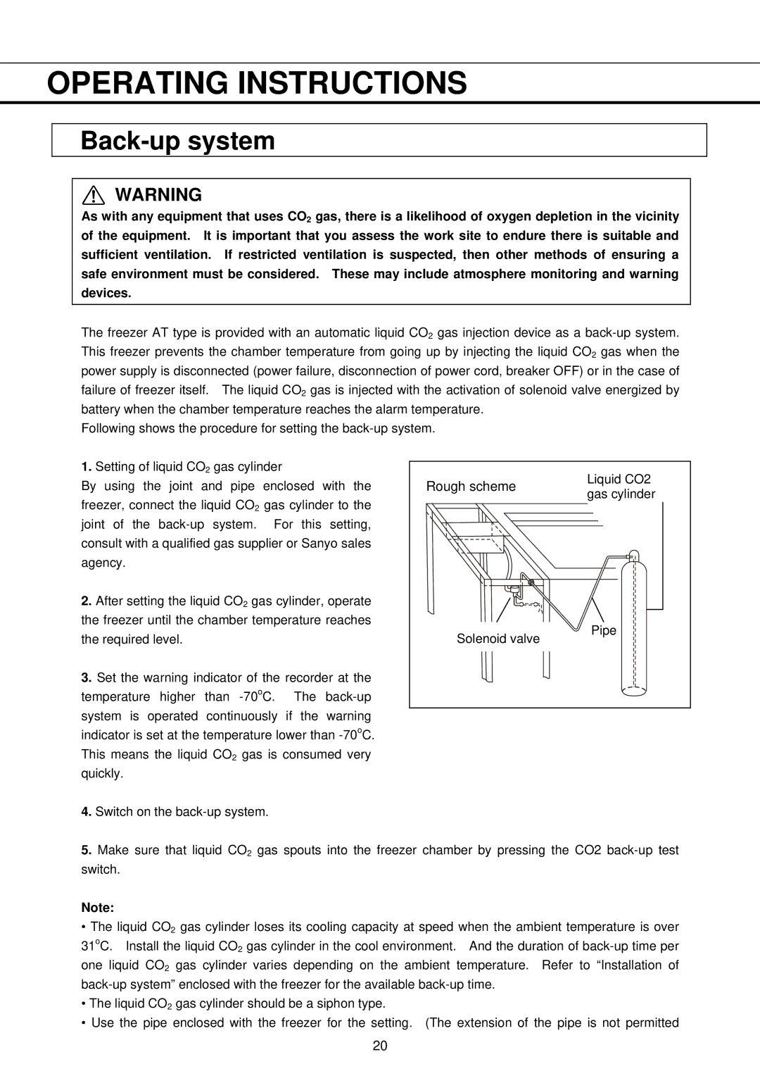 Sanyo MDF-793AT, MDF-593AT instruction manual Back-up system, Rough scheme 