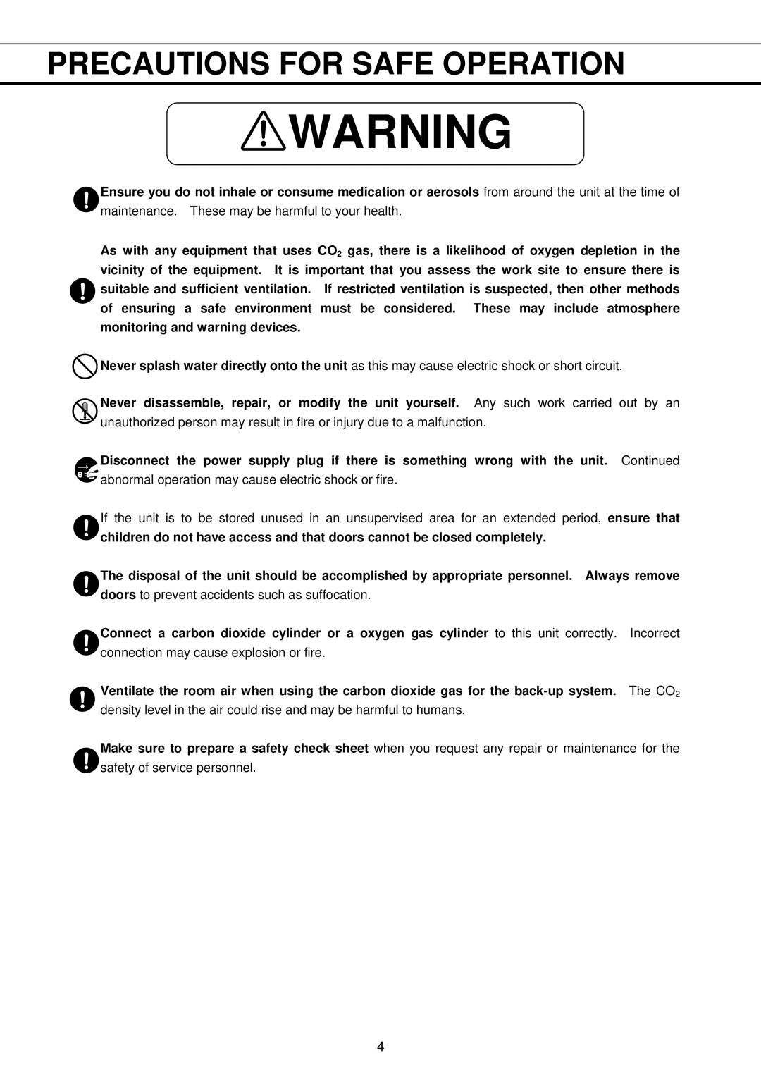 Sanyo MDF-793AT, MDF-593AT instruction manual Maintenance. These may be harmful to your health 