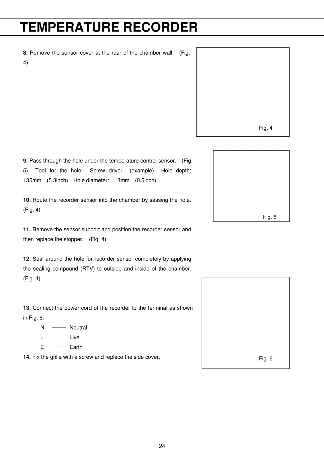 Sanyo MDF-593C, MDF-793C instruction manual Temperature Recorder 