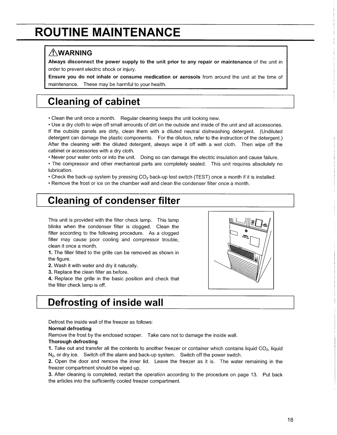 Sanyo MDF-594C, MDF-794C manual 