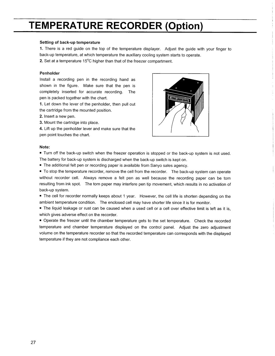 Sanyo MDF-794C, MDF-594C manual 