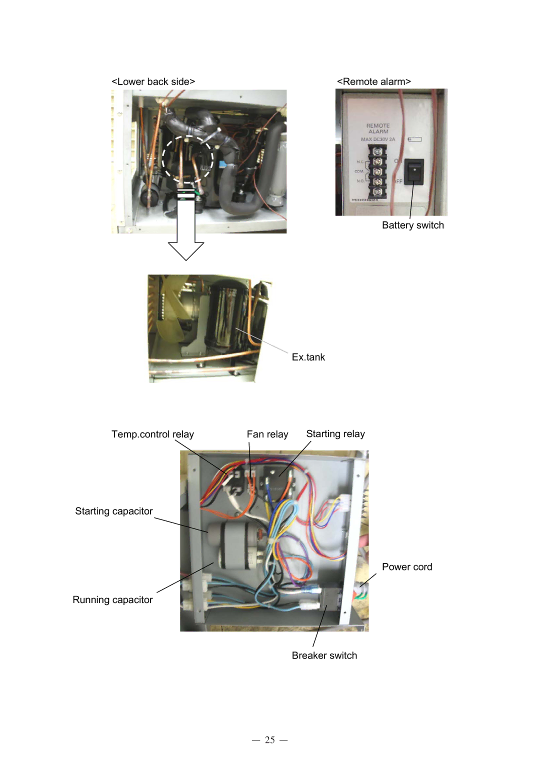 Sanyo MDF-C8V service manual Lower back side 