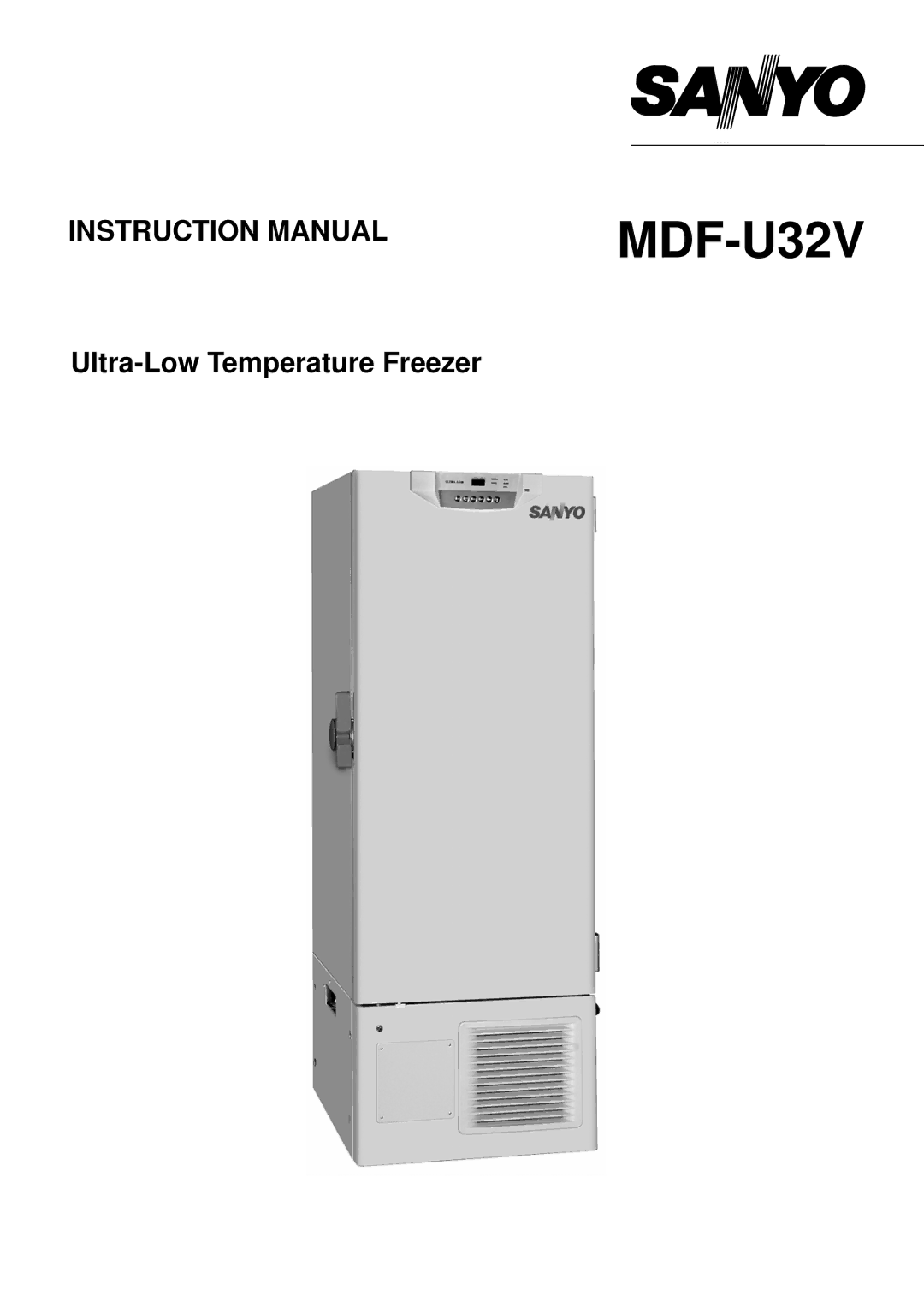 Sanyo MDF-U32V instruction manual 