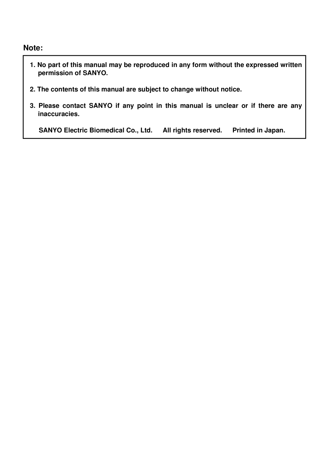 Sanyo MDF-U32V instruction manual 