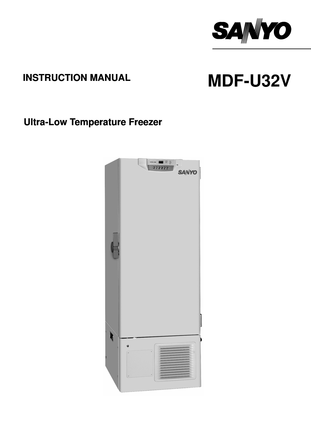 Sanyo MDF-U32V instruction manual 