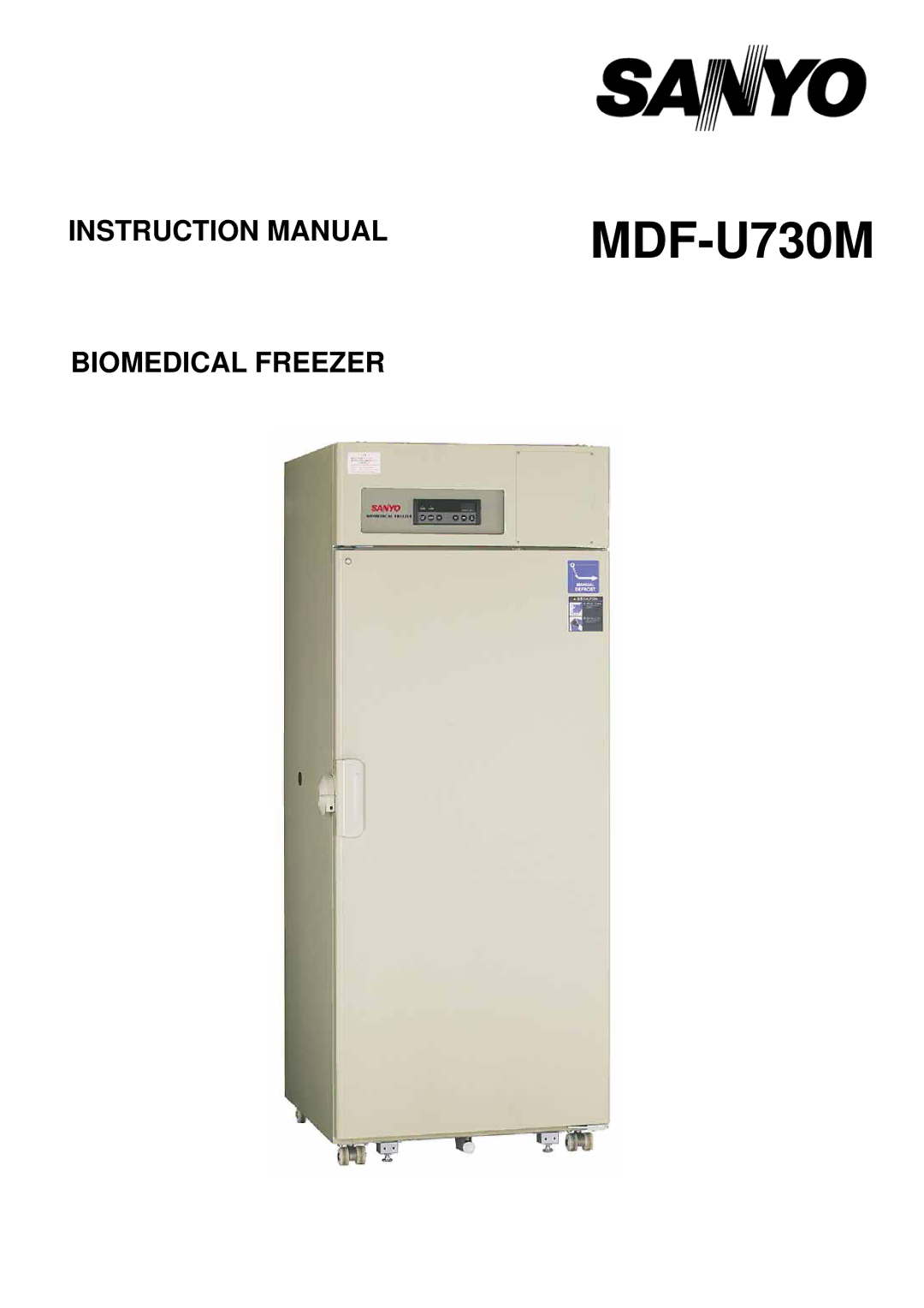 Sanyo MDF-U730M instruction manual 