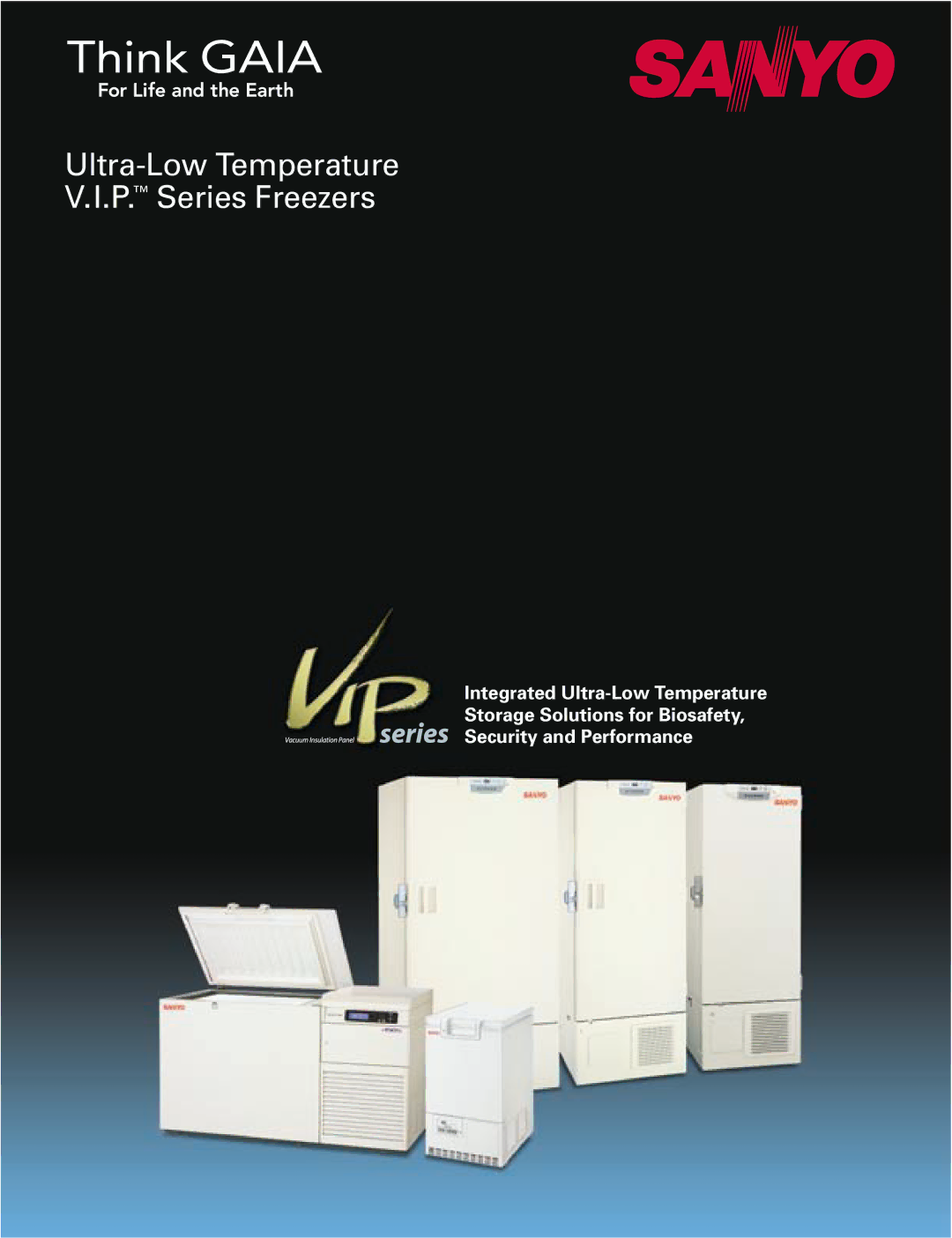 Sanyo MDF-U53V, MDF-U73V, MDF-C2156VAN manual Ultra-Low Temperature P. Series Freezers 