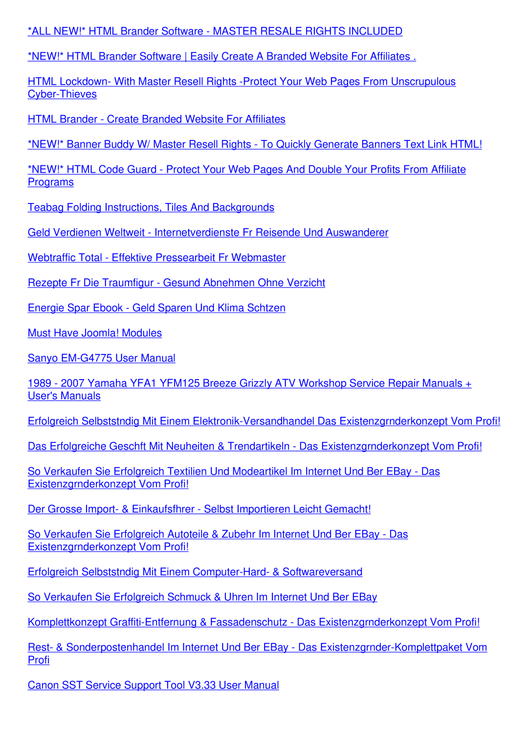 Sanyo Ml2016 user manual 