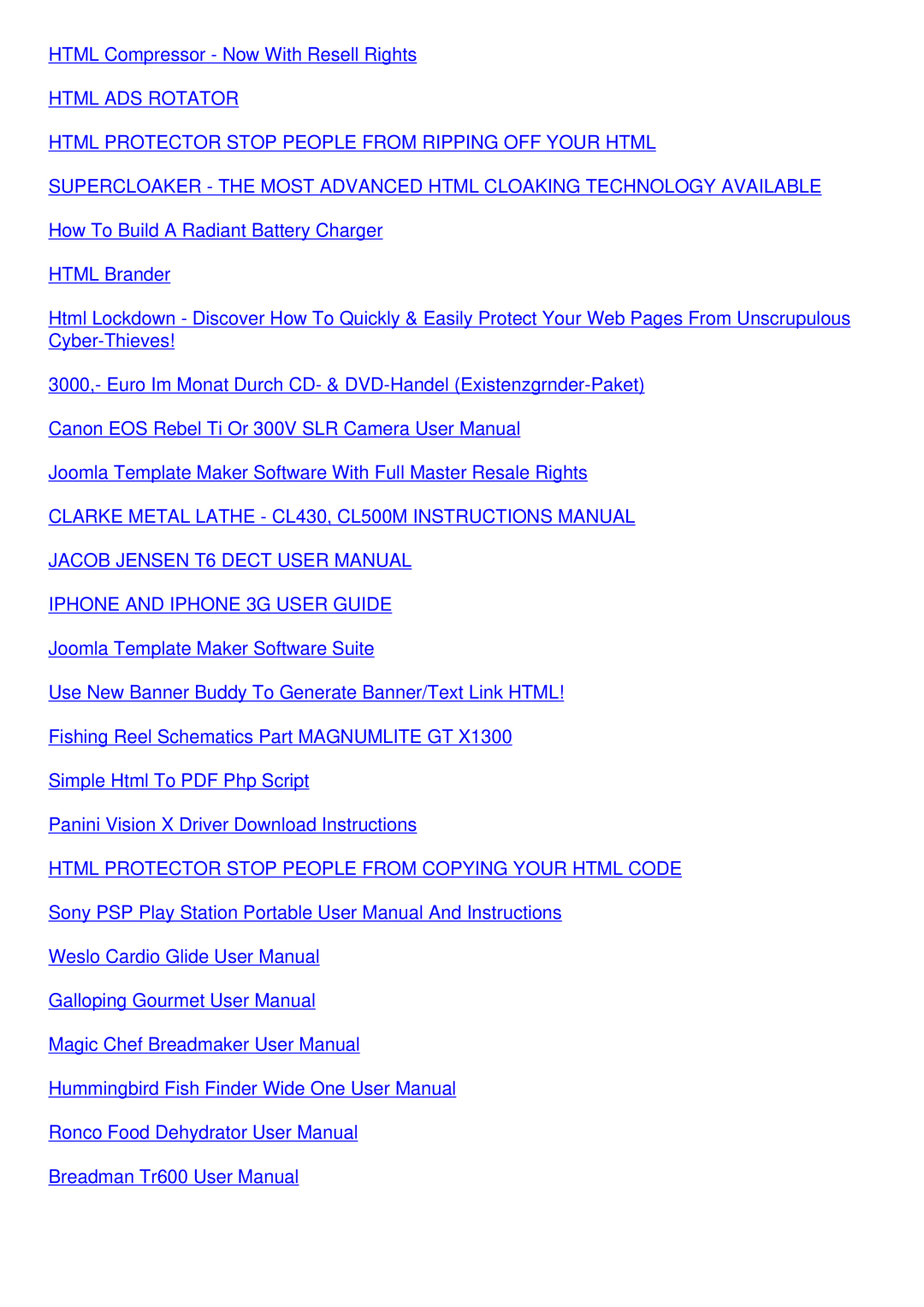 Sanyo Ml2016 user manual Html ADS Rotator 