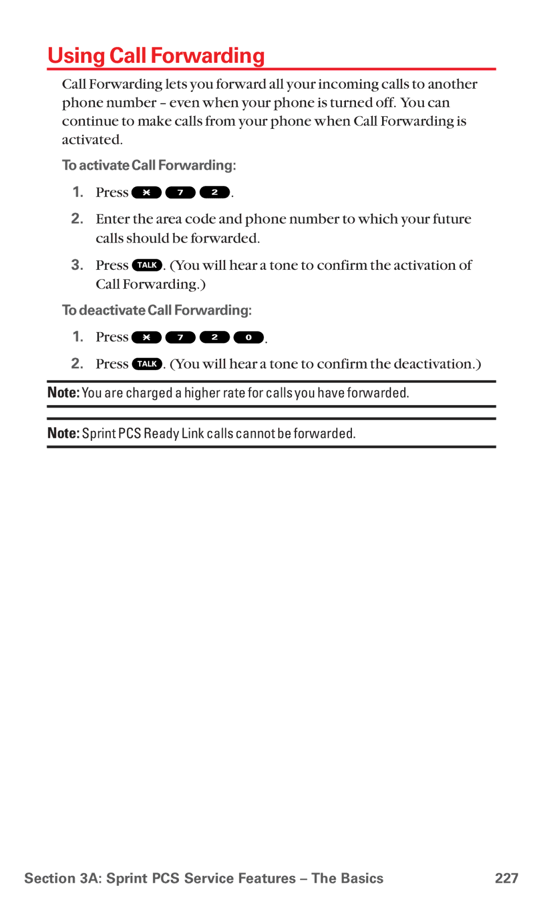 Sanyo MM-5600 manual Using Call Forwarding, To activate Call Forwarding, To deactivate Call Forwarding 