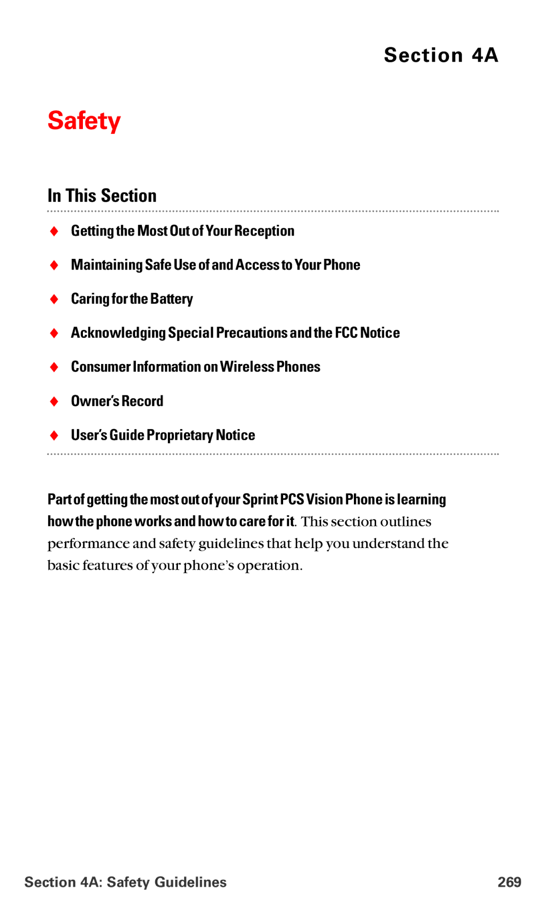 Sanyo MM-5600 manual Safety Guidelines 269 