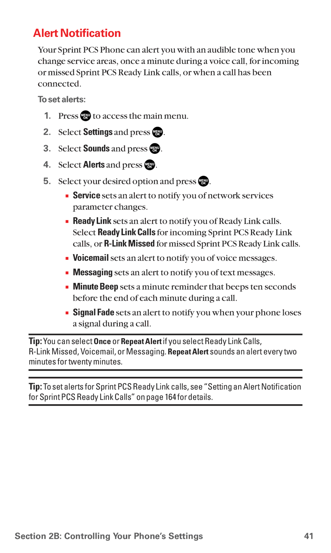 Sanyo MM-5600 manual Alert Notification, To set alerts 