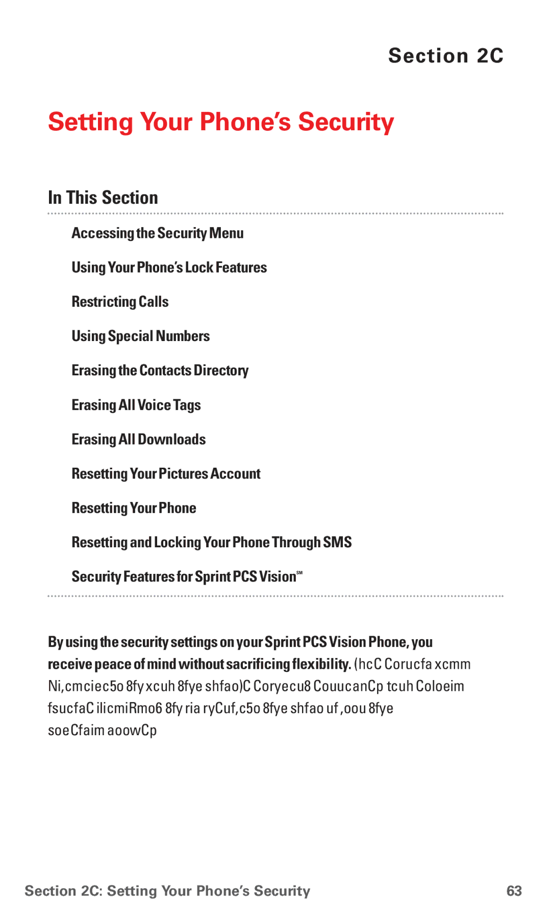 Sanyo MM-5600 manual Setting Your Phone’s Security 