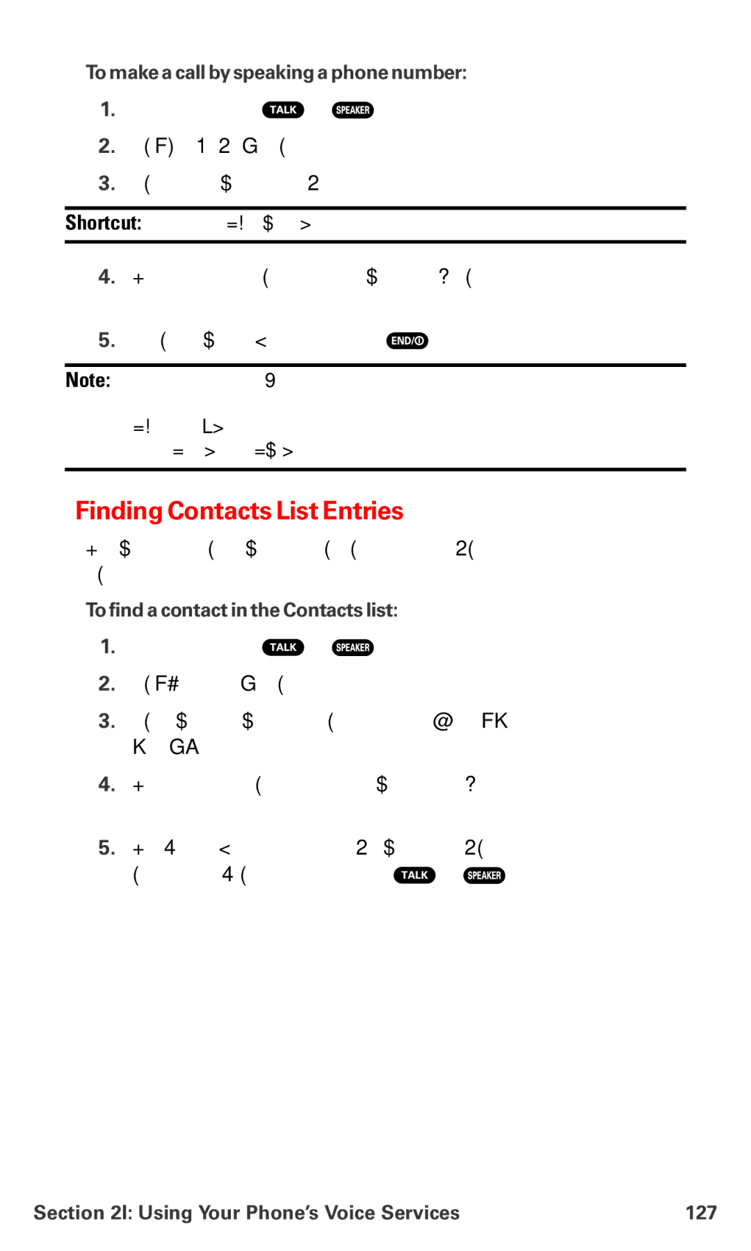 Sanyo MM-7400 manual Finding Contacts List Entries, To make a call by speaking a phone number 