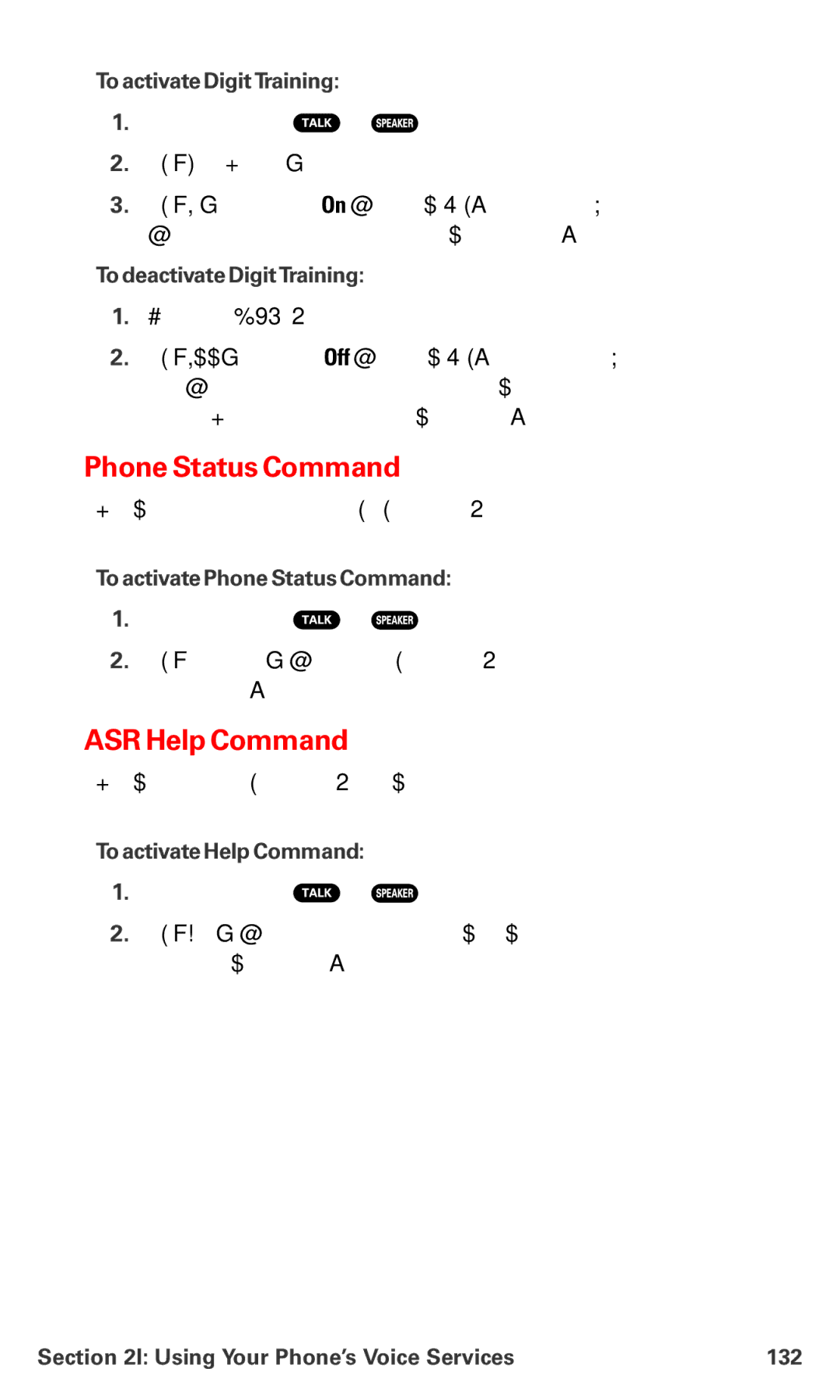 Sanyo MM-7400 manual Phone Status Command, ASR Help Command 