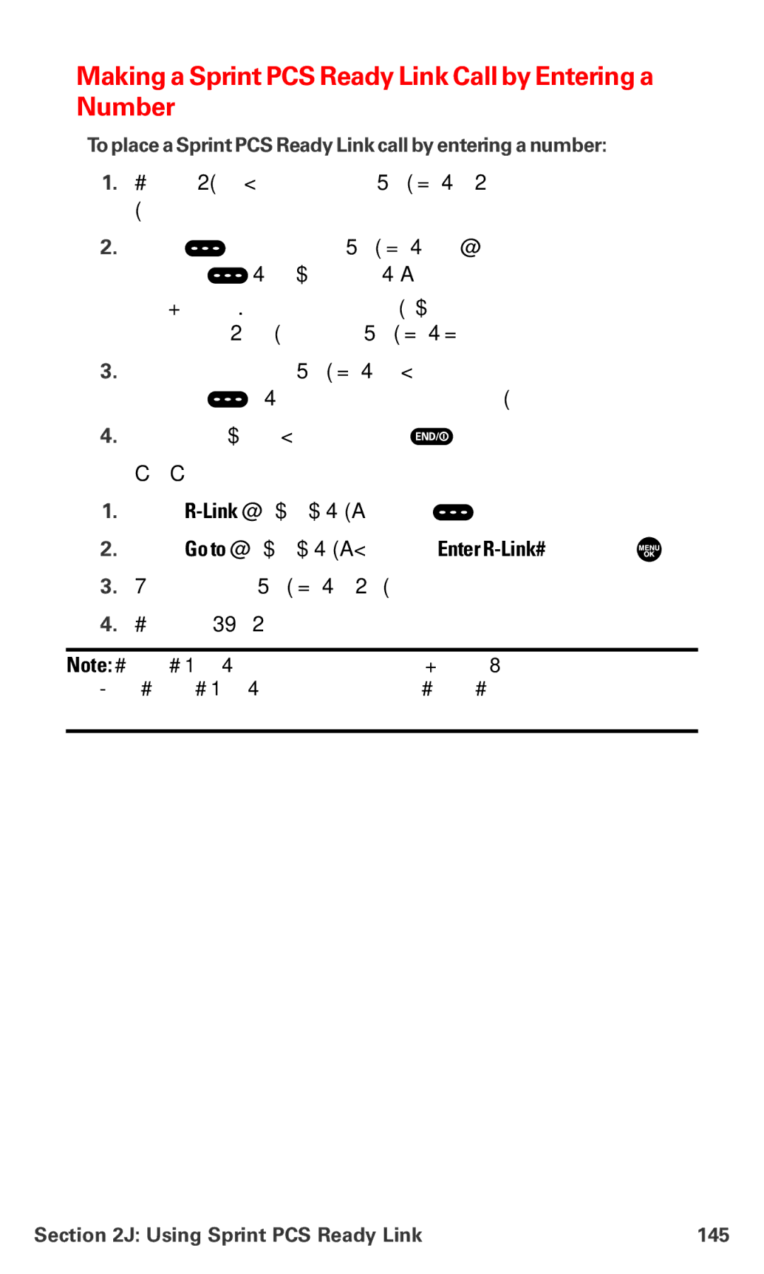 Sanyo MM-7400 manual Making a Sprint PCS Ready Link Call by Entering a Number, Using Sprint PCS Ready Link 145 