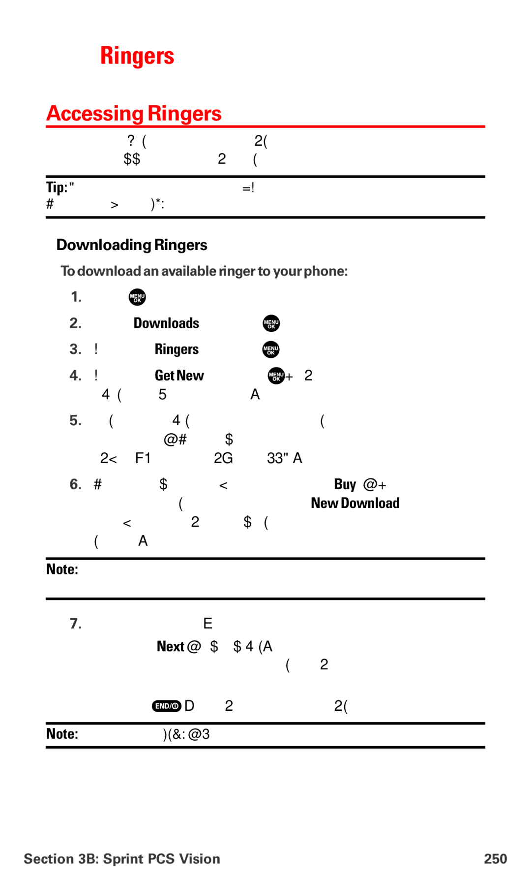 Sanyo MM-7400 manual Accessing Ringers, Downloading Ringers, To download an available ringer to your phone 