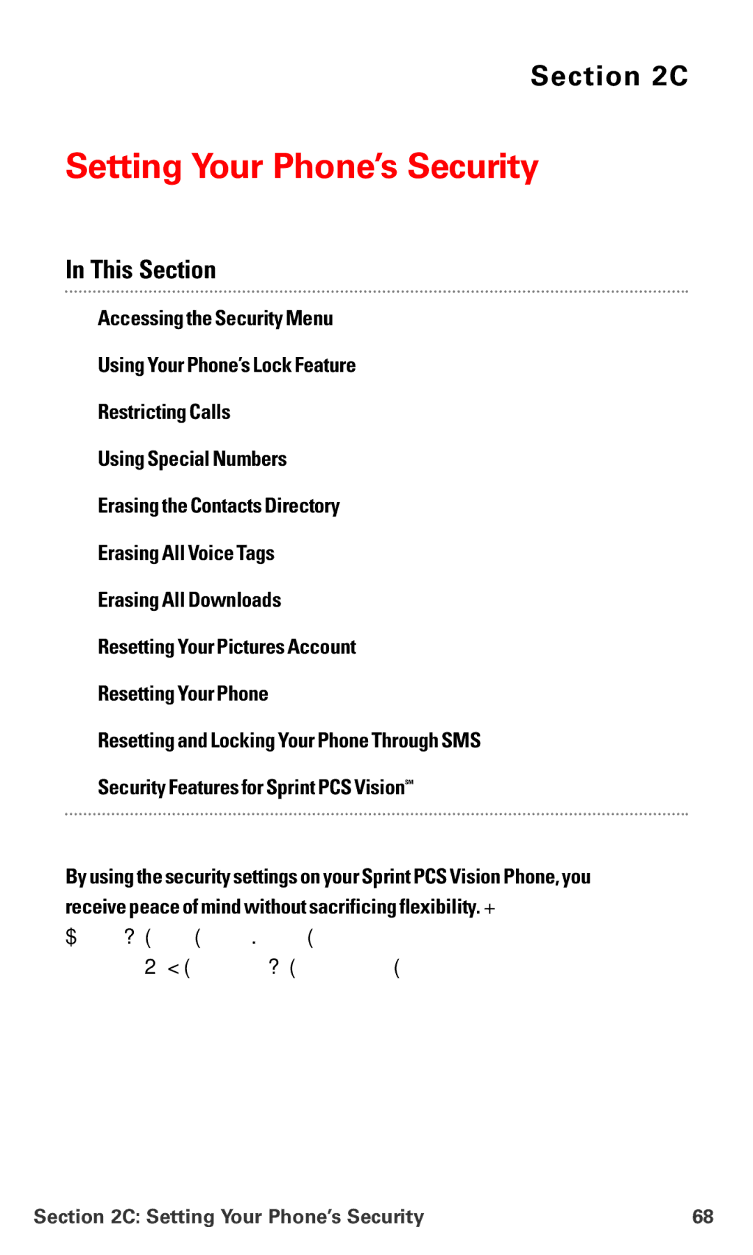 Sanyo MM-7400 manual Setting Your Phone’s Security 