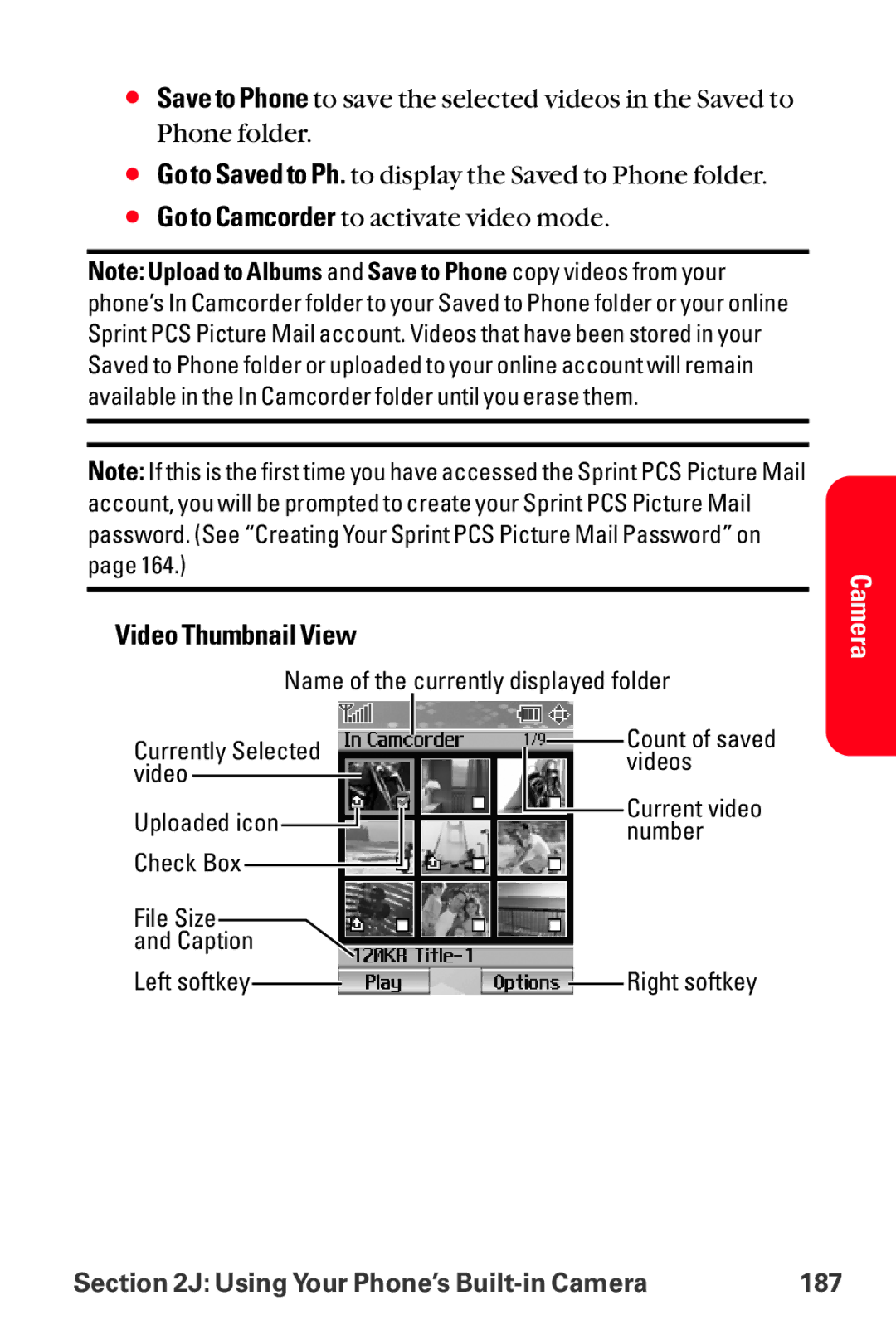 Sanyo MM-8300 manual Video Thumbnail View 