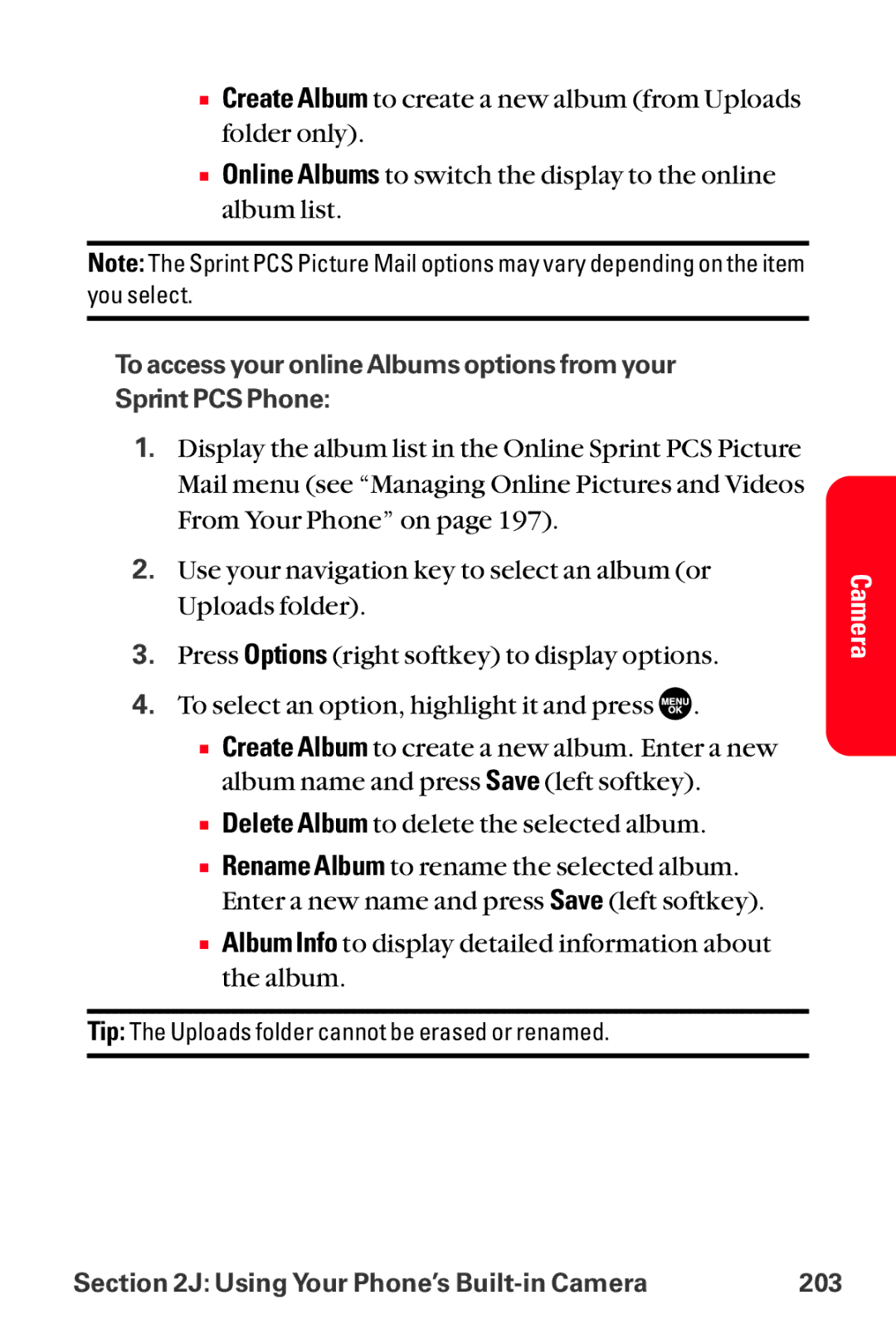 Sanyo MM-8300 manual Using Your Phone’s Built-in Camera 203 