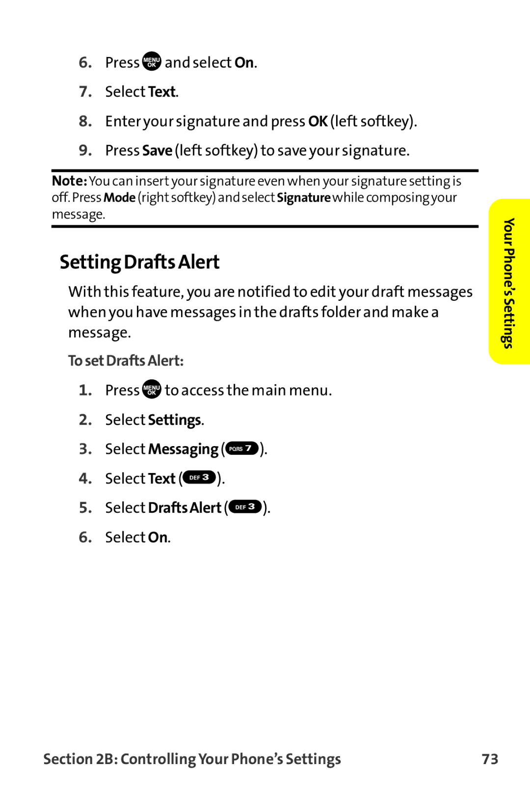 Sanyo MM-9000 manual Setting Drafts Alert, TosetDraftsAlert 