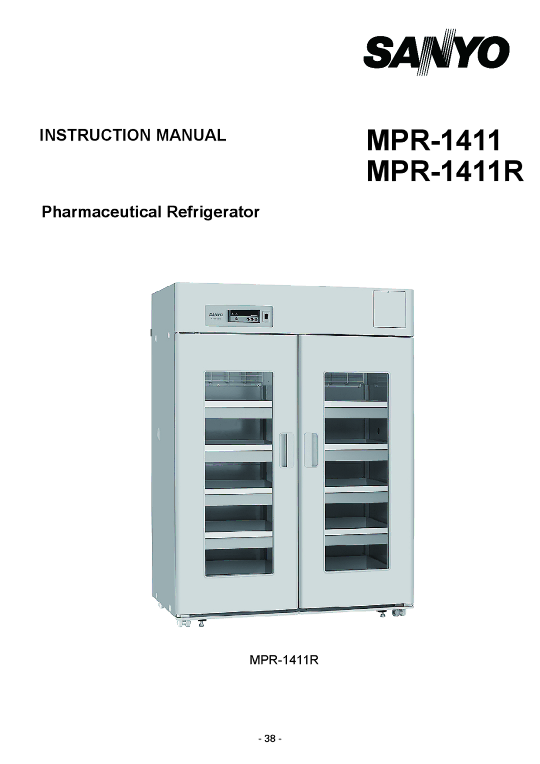 Sanyo instruction manual MPR-1411 MPR-1411R 