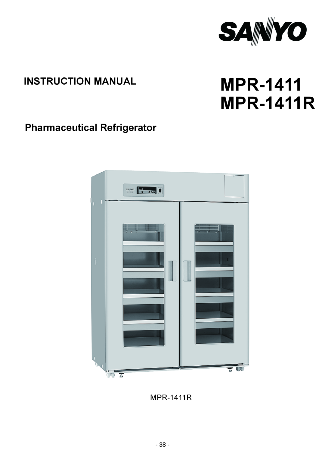 Sanyo instruction manual MPR-1411 MPR-1411R 