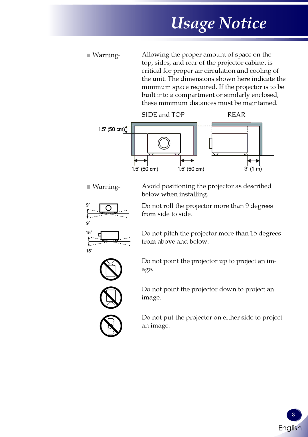 Sanyo PDG-DWL100 owner manual Rear 