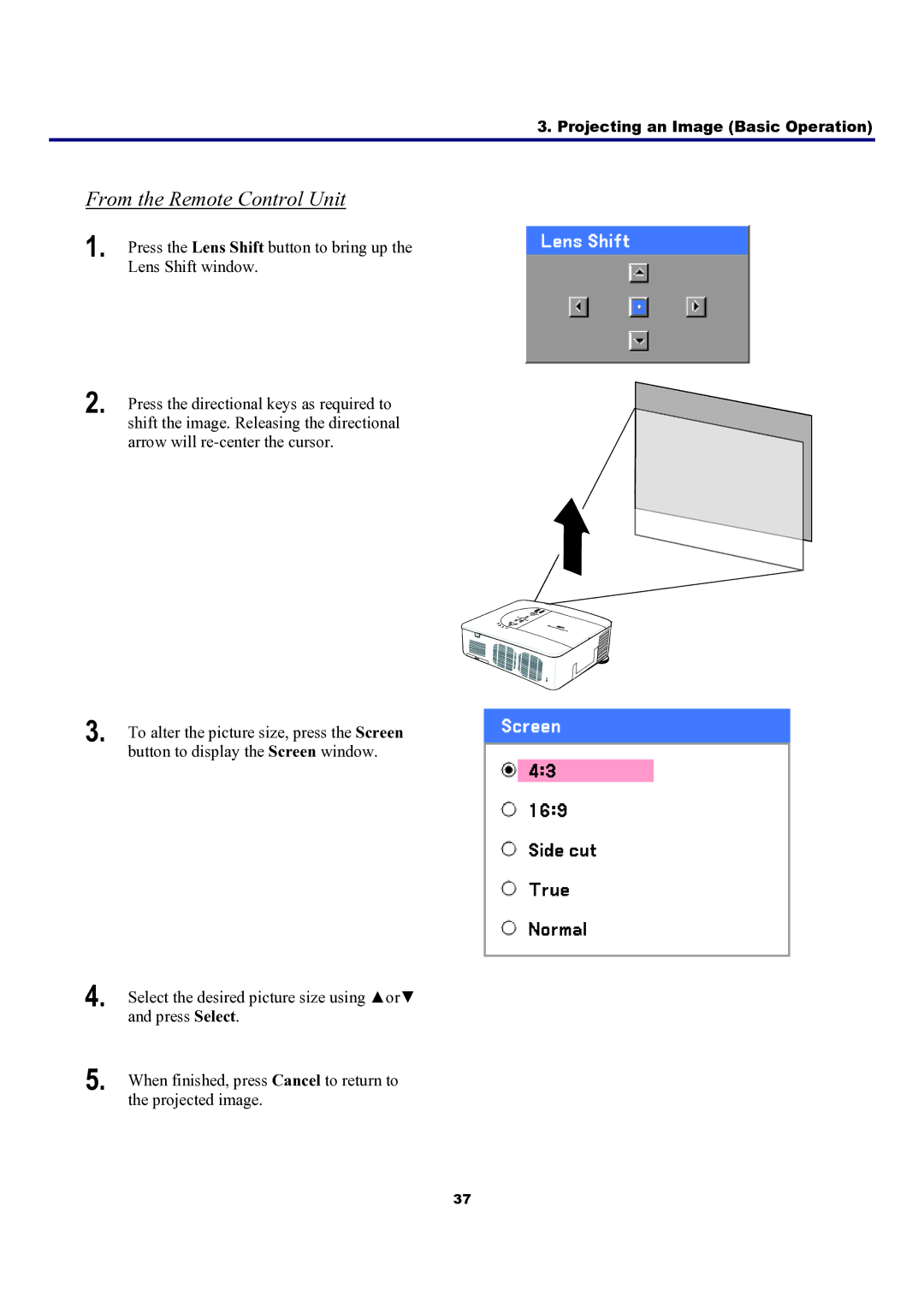 Sanyo PDG-DXT10L, PDG-DXT10KL manual From the Remote Control Unit 