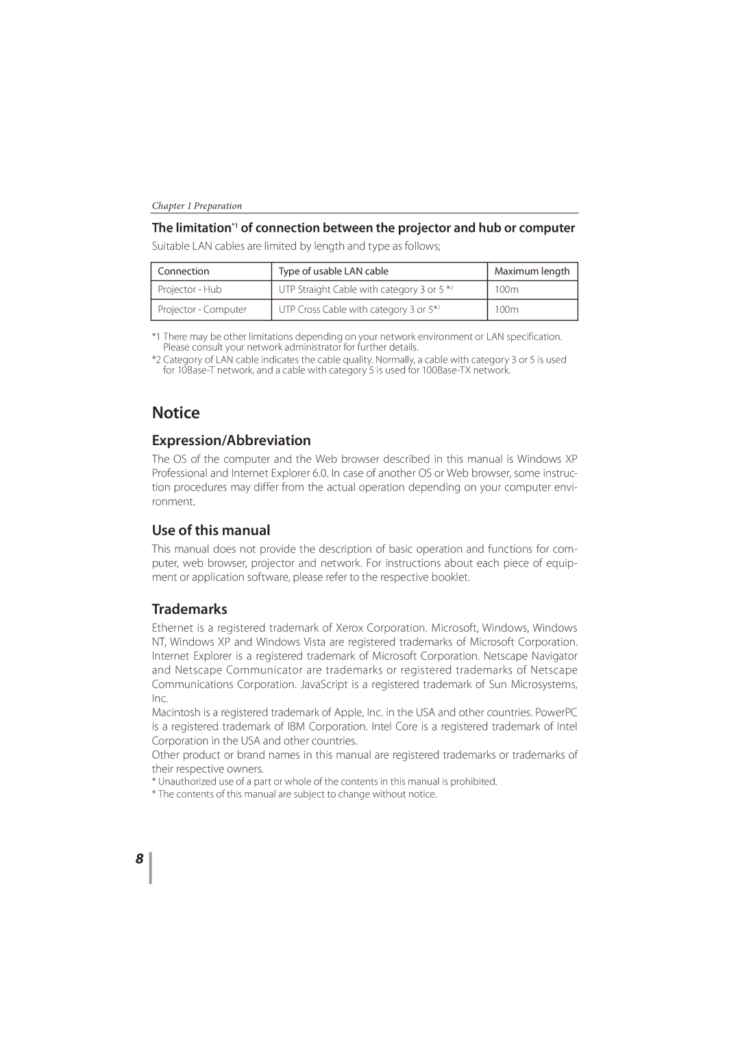 Sanyo PLC-XR201, PLC-XR251 owner manual Expression/Abbreviation, Use of this manual, Trademarks 