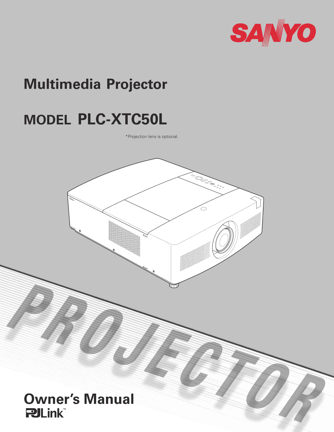 Sanyo owner manual Model PLC-XTC50L 