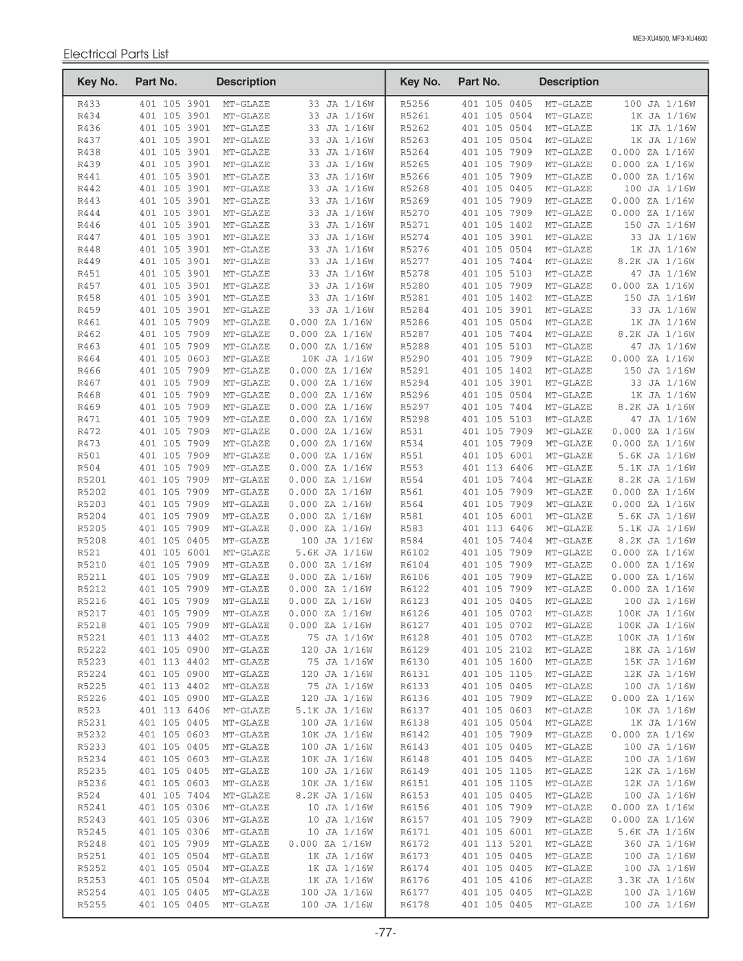 Sanyo PLC-XU45 service manual R433 401 105 3901 