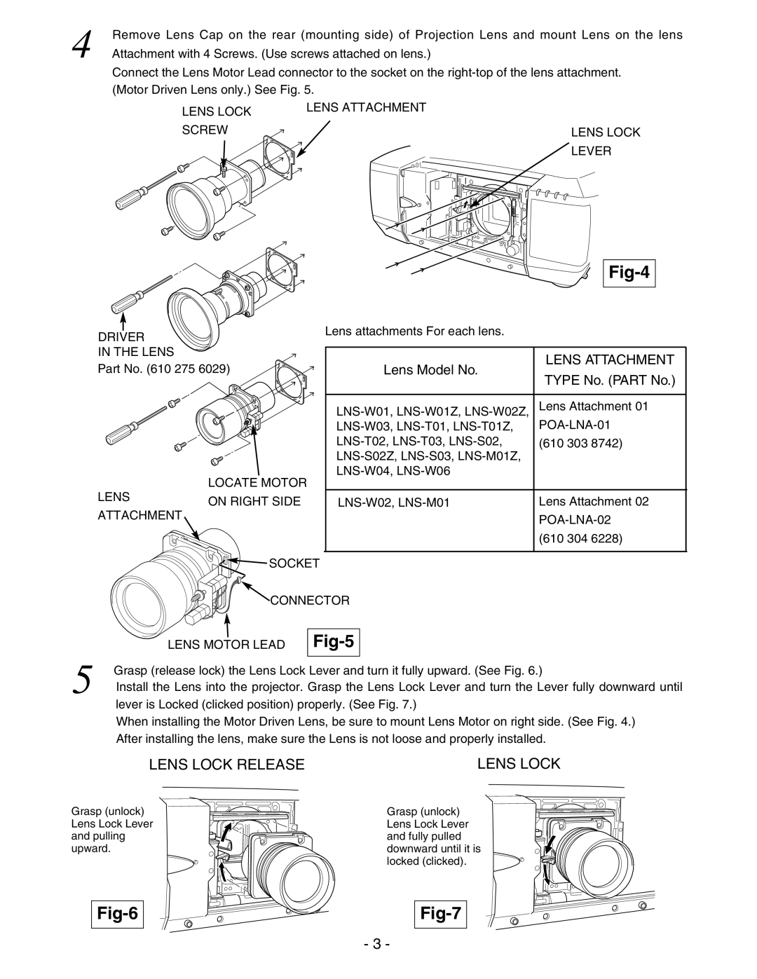 Sanyo PLV-HD2000N, PLV-HD2000E owner manual Fig-4 