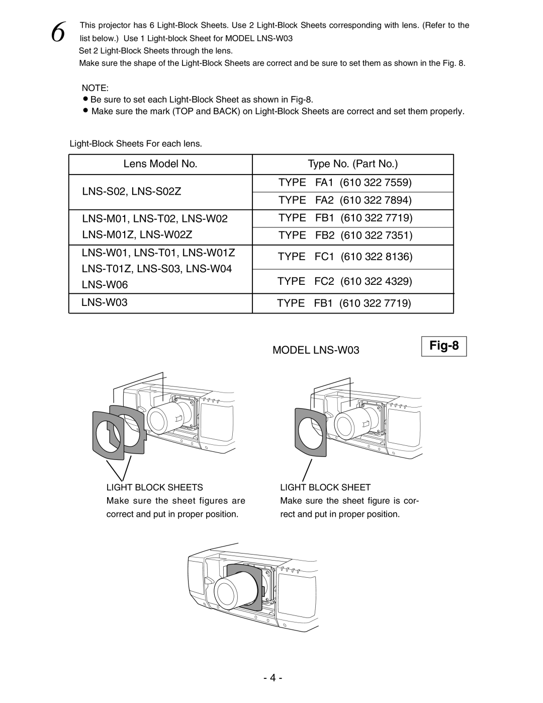 Sanyo PLV-HD2000E, PLV-HD2000N owner manual Fig-8 