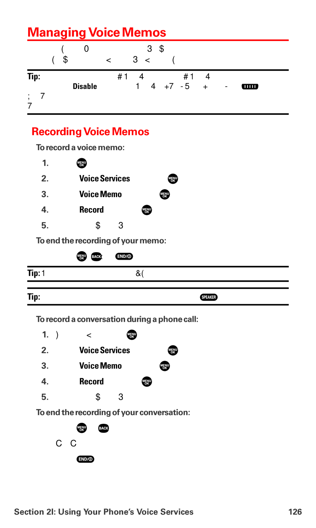 Sanyo PM-8200 manual Managing Voice Memos, RecordingVoice Memos 