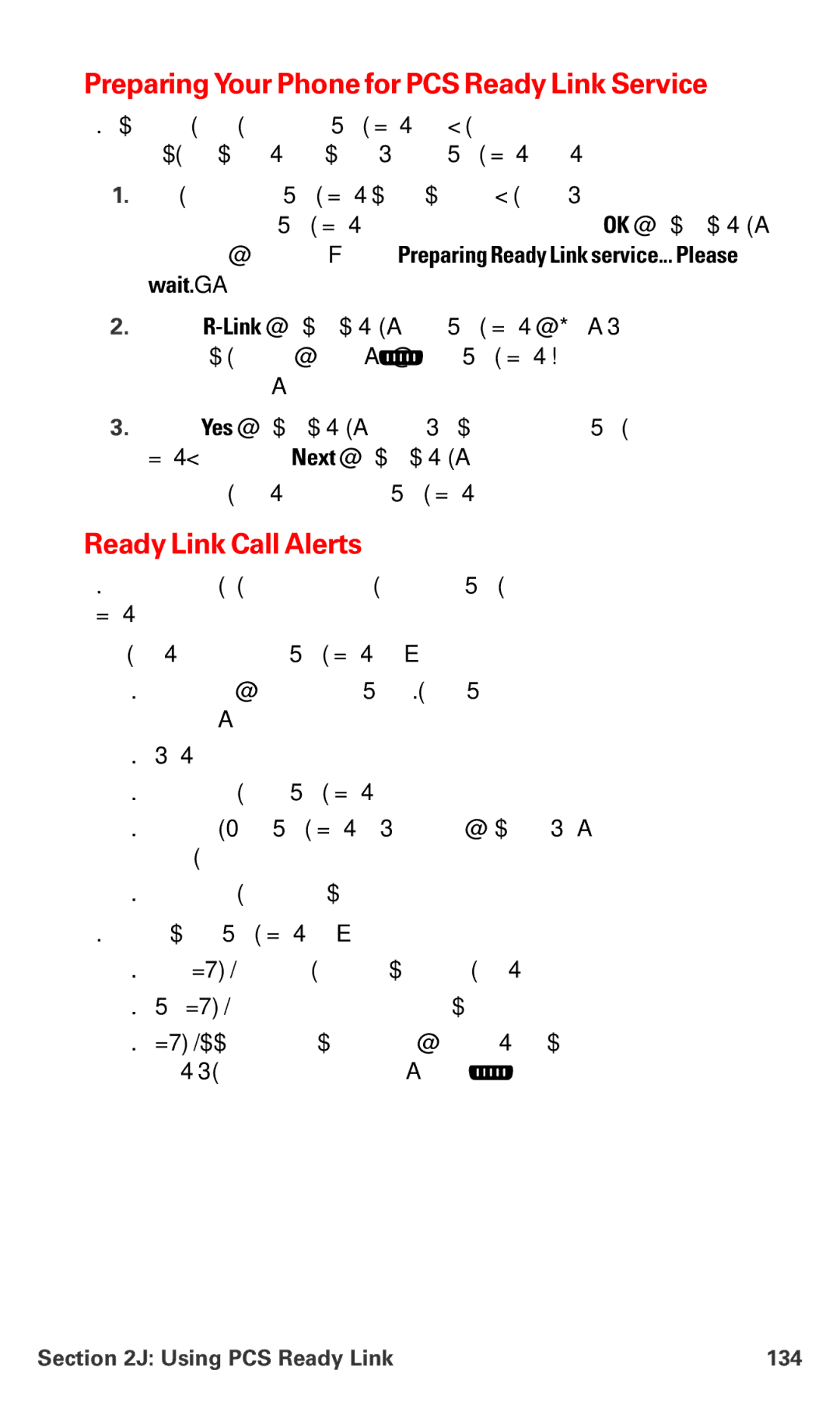 Sanyo PM-8200 manual PreparingYour Phone for PCS Ready Link Service, Ready Link Call Alerts, Using PCS Ready Link 134 