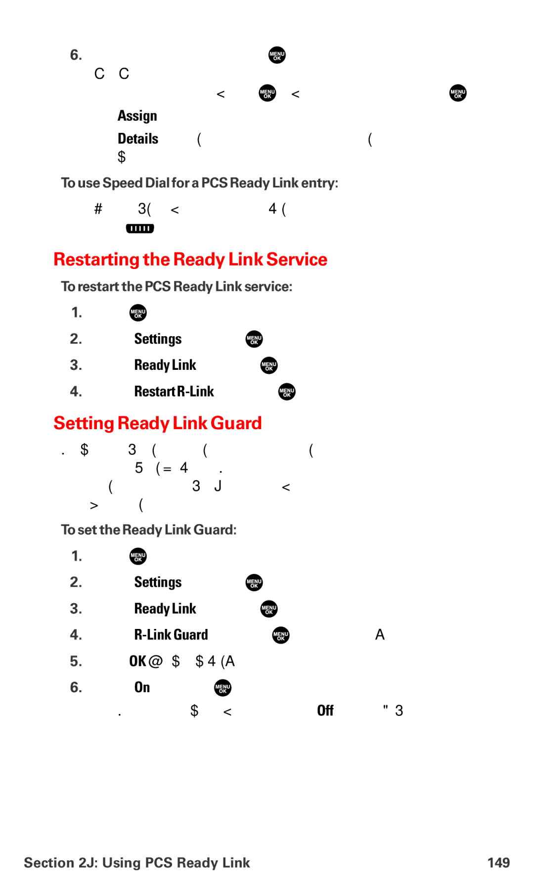 Sanyo PM-8200 manual Restarting the Ready Link Service, Setting Ready Link Guard 