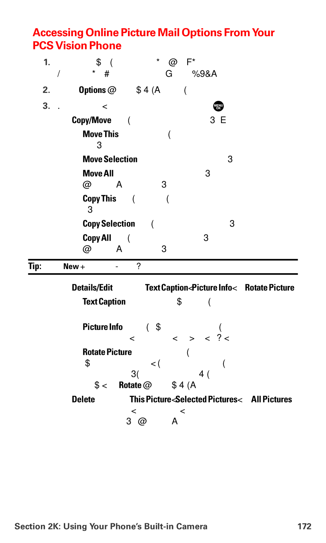 Sanyo PM-8200 manual Using Your Phone’s Built-in Camera 172 