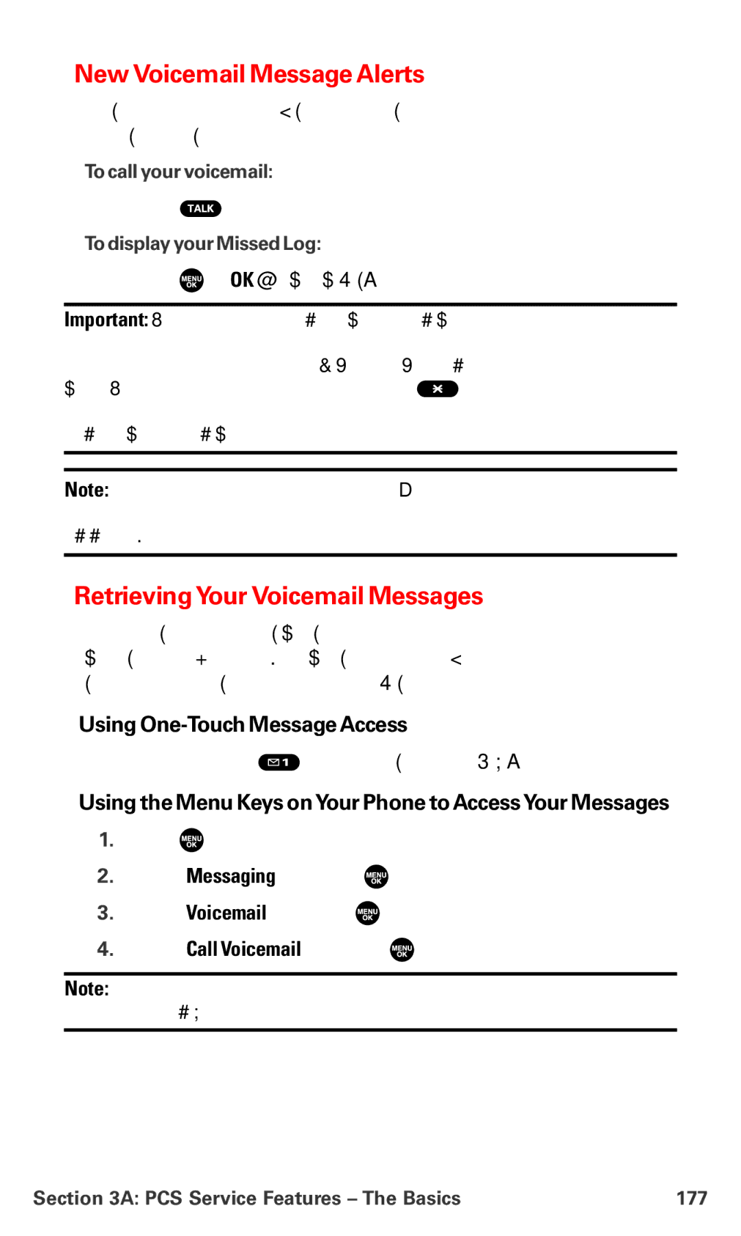 Sanyo PM-8200 manual New Voicemail Message Alerts, RetrievingYour Voicemail Messages, Using One-Touch Message Access 