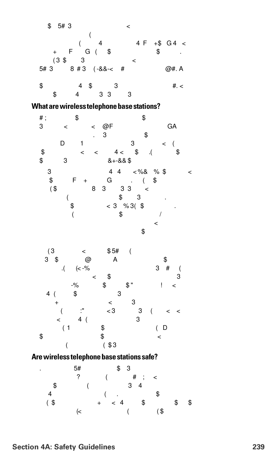 Sanyo PM-8200 manual What are wireless telephone base stations?, Are wireless telephone base stations safe? 