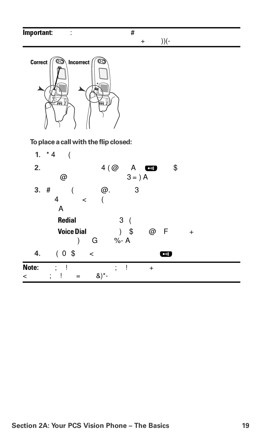 Sanyo PM-8200 manual To place a call with the flip closed 