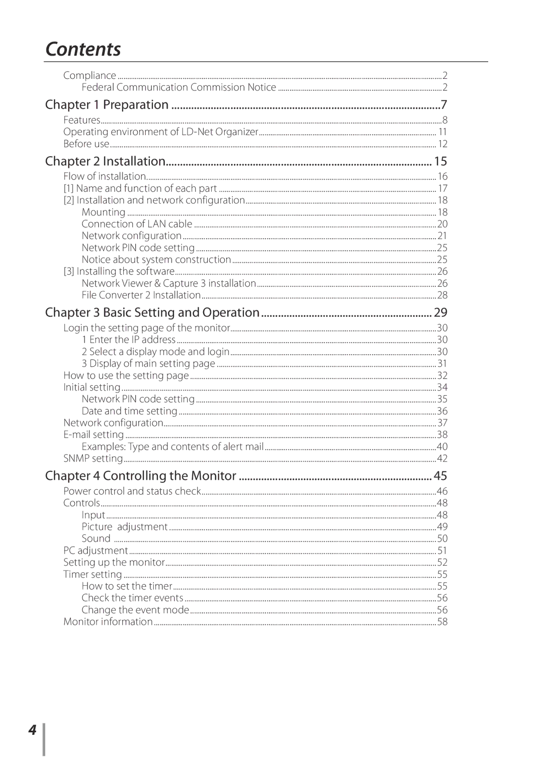 Sanyo POA-LN02 owner manual Contents 