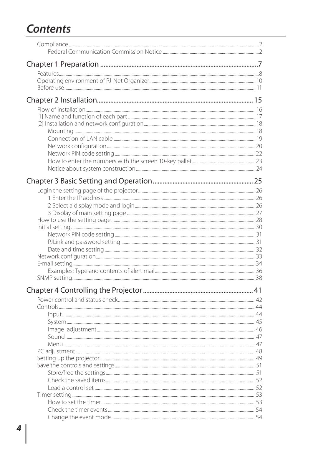 Sanyo POA-PN02C owner manual Contents 