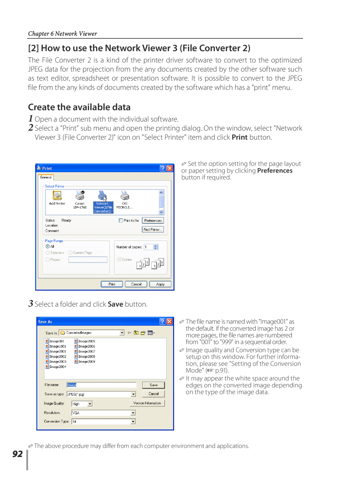 Sanyo POA-PN03C owner manual How to use the Network Viewer 3 File Converter, Create the available data 